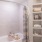 Luxury bathroom with tiled shower