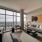 Luxury apartment overlooking city