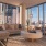 Floor to ceiling windows at 511 Faye apartments