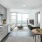 Spacious kitchen and living room
